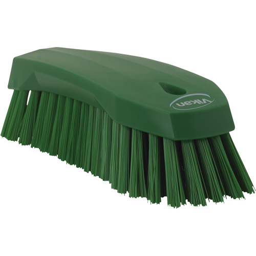 Grande brosse &agrave; main oblique, Soies Ferme, Longueur de 8", Vert Les Fournitures Industrielles Méga