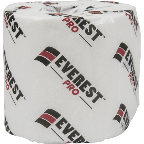 Everest Pro Toilet Paper, 2 Ply, 420 Sheets/Roll, 105' Length, White Les Fournitures Industrielles Méga