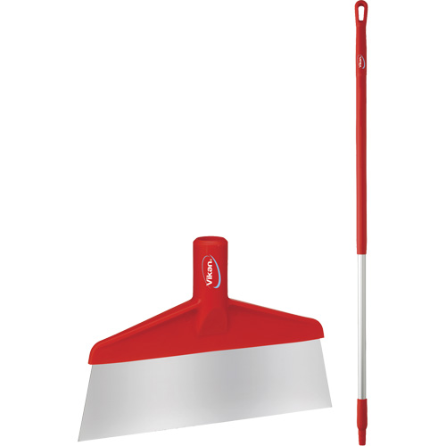 Floor Scraper with Handle, Red, 9-3/5" W x 55-9/10" L Les Fournitures Industrielles Méga