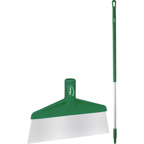 Grattoir &agrave; plancher avec manche, Vert, 9-3/5" la x 55-9/10" lo Les Fournitures Industrielles Méga