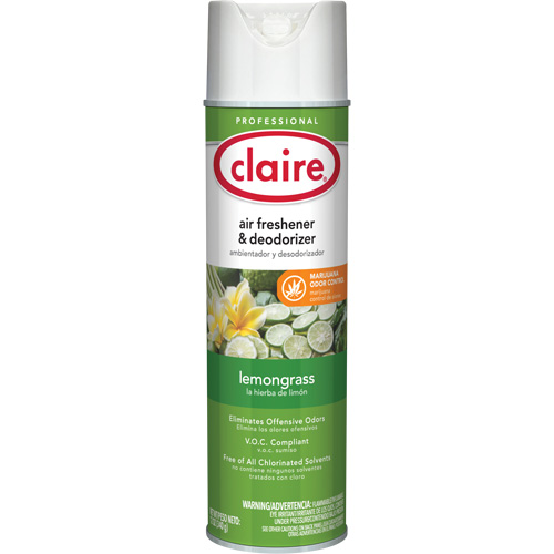 Air Freshener & Deodourizer, Lemongrass, Aerosol Can Les Fournitures Industrielles Méga