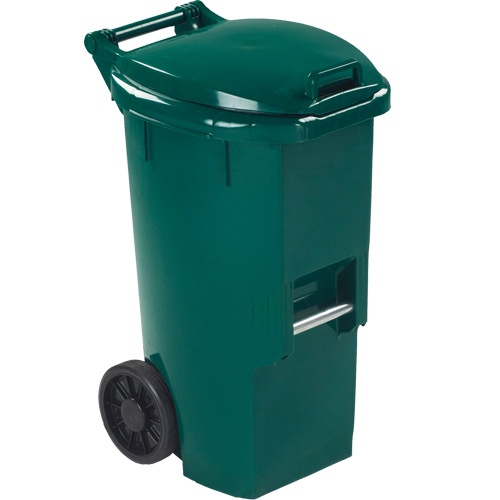 Organic Waste Green Bin, Plastic, 12 US gal. Les Fournitures Industrielles Méga