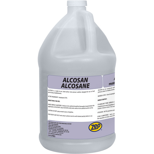 D&eacute;sinfectant de surfaces dures Alcosan, 4 L, Cruche Les Fournitures Industrielles Méga