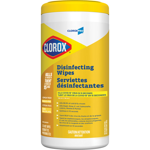 Disinfecting Wipes, 75 Count Les Fournitures Industrielles Méga