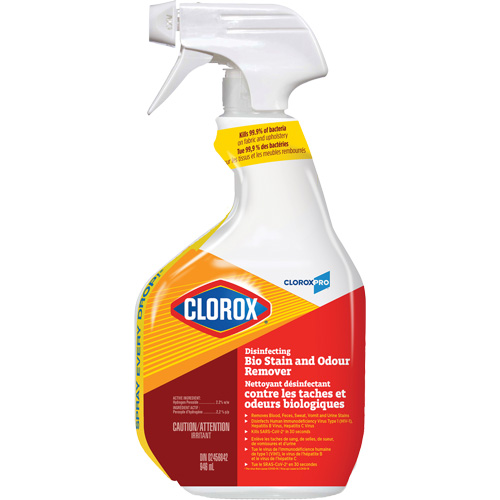Nettoyant d&eacute;sinfectant contre les taches et odeurs biologiques, 946 ml, Bouteille &agrave; g&acirc;chette Les Fournitures Industrielles Méga