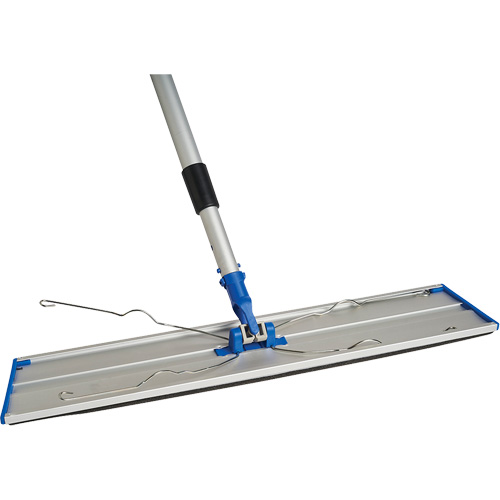 Support de vadrouille &agrave; &eacute;pousseter Static Attack, 24", Aluminium Les Fournitures Industrielles Méga