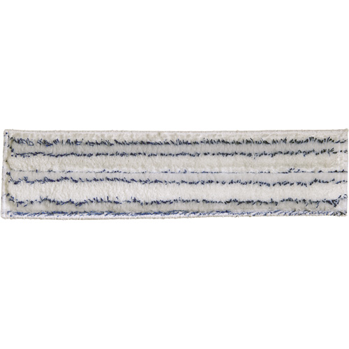 Tampon &agrave; plancher Microlight, R&eacute;cureur, Microfibre/Polyester, 5" x 18" Les Fournitures Industrielles Méga