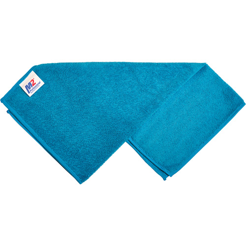 Chiffon de nettoyage, Microfibre, Bleu Les Fournitures Industrielles Méga