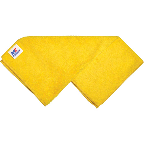 Chiffon de nettoyage, Microfibre, Jaune Les Fournitures Industrielles Méga