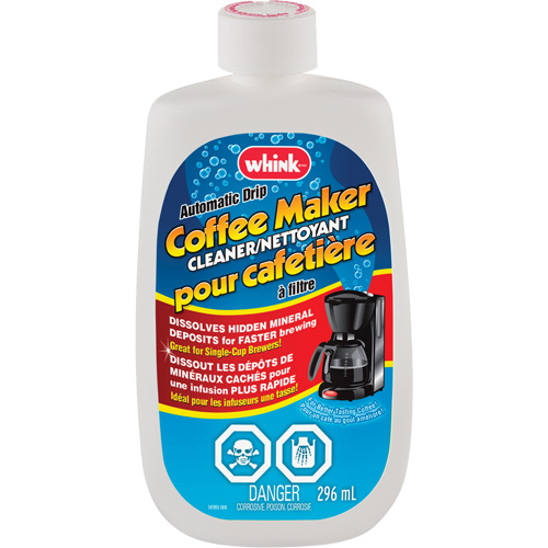 Whink&reg; Automatic Drip Coffee Maker Cleaner, 296 ml, Bottle Les Fournitures Industrielles Méga