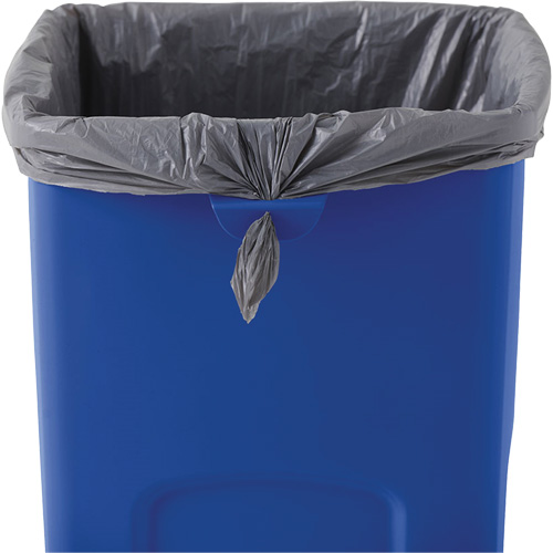 Untouchable&reg; Square Recycling Container, Bulk, Plastic, 23 US gal. Les Fournitures Industrielles Méga