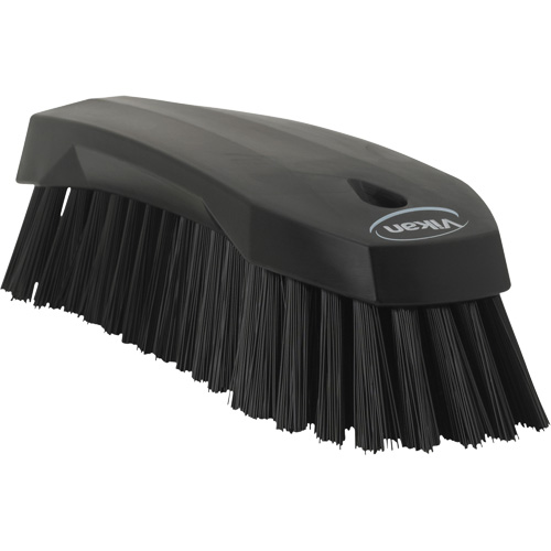 Grande brosse &agrave; main oblique, Soies Ferme, Longueur de 8", Noir Les Fournitures Industrielles Méga