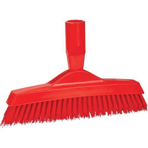 Brosse &agrave; coulis, Soies Ferme, Longueur de 9-1/4", Rouge Les Fournitures Industrielles Méga