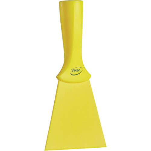 Grattoir en nylon avec poign&eacute;e filet&eacute;e, Jaune, 4" la x 8" lo Les Fournitures Industrielles Méga