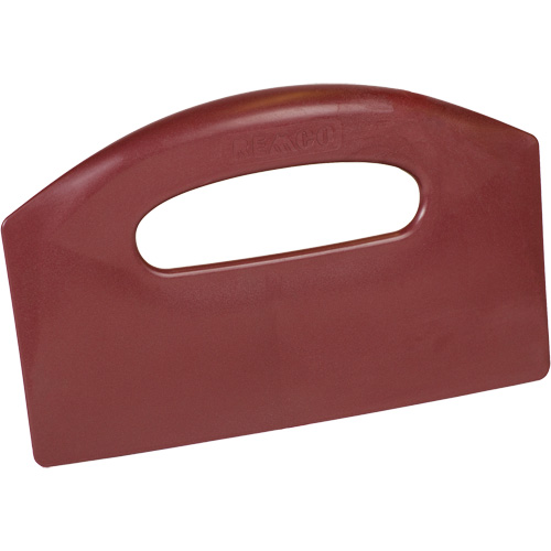 Grattoir de paillasse perceptible par d&eacute;tecteur de m&eacute;tal, Rouge, 8-1/2" la x 5-1/4" lo Les Fournitures Industrielles Méga