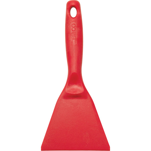 High Temperature Large Hand Scraper, Red, 4-1/4" W x 9-3/8" L Les Fournitures Industrielles Méga
