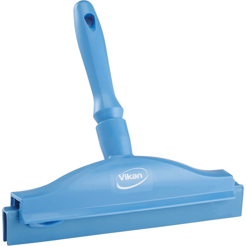 Double Blade Ultra Hygiene Squeegee, 10", Blue Les Fournitures Industrielles Méga