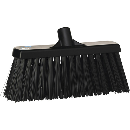 Balai-brosse robuste, Crins Ferme, 13", Polyester, Noir Les Fournitures Industrielles Méga