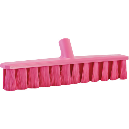 UST Soft Push Broom, Fine Bristles, 15-1/4", Polyester, Pink Les Fournitures Industrielles Méga