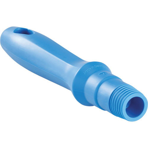 Mini manche, Brosse/Support &agrave; tampon/Grattoir/Raclette, Bleu, Standard, 6-1/4" lo Les Fournitures Industrielles Méga
