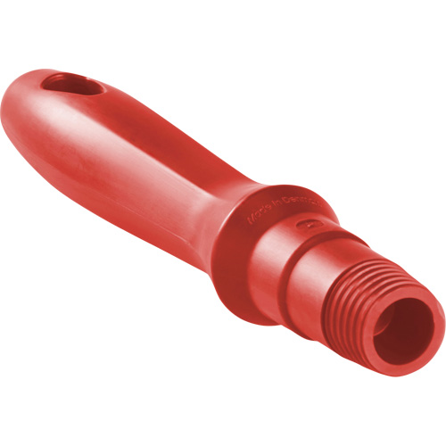 Mini manche, Brosse/Support &agrave; tampon/Grattoir/Raclette, Rouge, Standard, 6-1/4" lo Les Fournitures Industrielles Méga