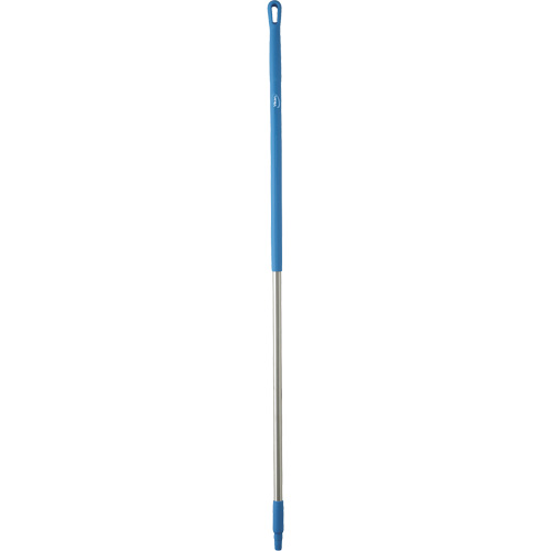 Handle, Broom/Brush/Pad Holder/Scraper/Squeegee, Blue, Ergonomic, 59" L Les Fournitures Industrielles Méga