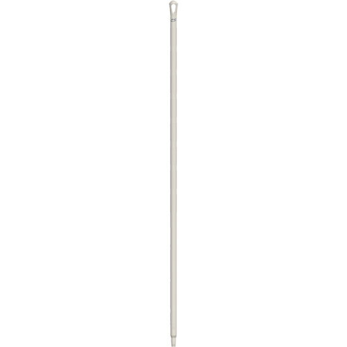 Ultra Hygiene Handle, Broom/Brush/Pad Holder/Scraper/Squeegee, White, Ergonomic, 67" L Les Fournitures Industrielles Méga