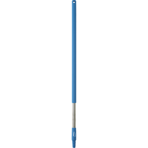 Handle, Broom/Brush/Pad Holder/Scraper/Squeegee, Blue, Standard, 40" L Les Fournitures Industrielles Méga