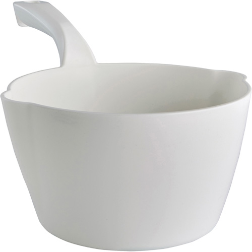 Pelle &agrave; main ronde, Plastique, Blanc, 64 oz Les Fournitures Industrielles Méga