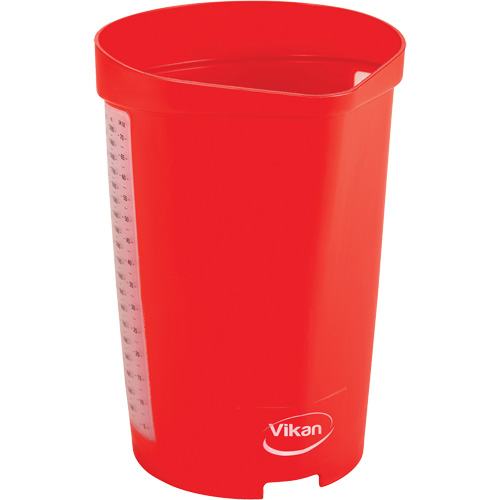 Measuring Jug, Plastic, Red, 65 oz. Les Fournitures Industrielles Méga