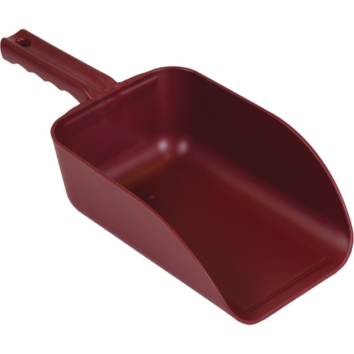 Metal Detectable Hand Scoop, Plastic, Red, 82 oz. Les Fournitures Industrielles Méga