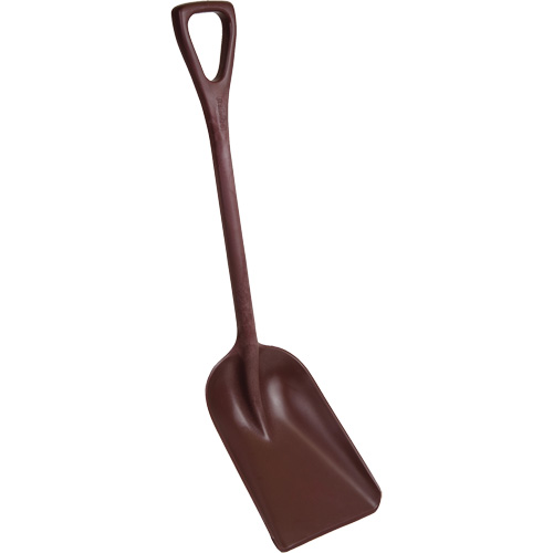 Pelle monobloc perceptible par d&eacute;tecteur de m&eacute;tal, Lame 10" x 14", Longueur de 37-1/2", Plastique, Rouge Les Fournitures Industrielles Méga