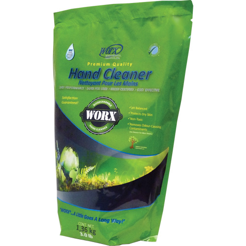 Nettoyant pour les mains biod&eacute;gradable, Poudre, 3 lb, Recharge, Parfum&eacute; Les Fournitures Industrielles Méga