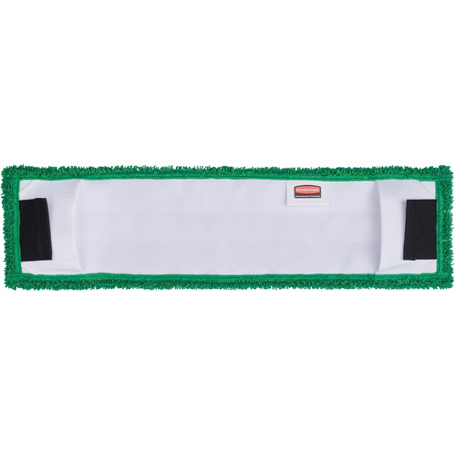 Adaptable Flat Mop Pad, Finishing, Microfibre, 5-1/2" x 19-1/2" Les Fournitures Industrielles Méga