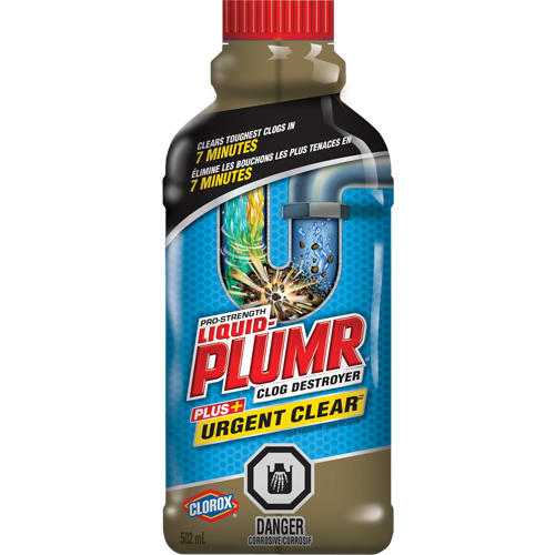 Liquid-Plumr&reg; Urgent Clear&reg; Drain Cleaner Les Fournitures Industrielles Méga