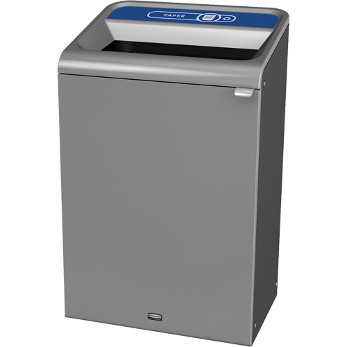 Configure Paper Waste Container, Bulk/Curbside/Deskside, Steel, 33 US gal. Les Fournitures Industrielles Méga
