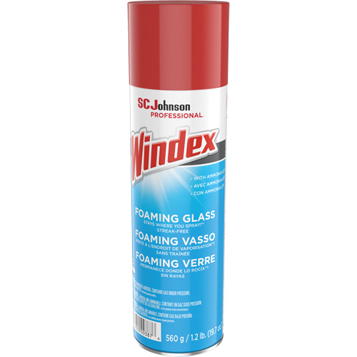 Nettoyant moussant pour vitres Windex, 560 g, Canette a&eacute;rosol Les Fournitures Industrielles Méga