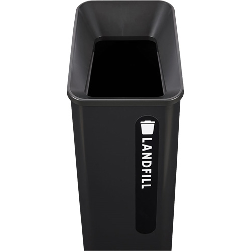 Bac d'ordures destin&eacute;s &agrave; l'enfouissement Sustain, Plastique/Acier, 15 gal. US Les Fournitures Industrielles Méga