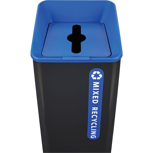 Sustain Mixed Recycling Container, Bulk, Plastic, 23 US gal. Les Fournitures Industrielles Méga