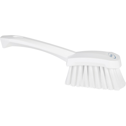 Short-Handled Washing Brush, Soft Bristles, 10-1/2" Long, White Les Fournitures Industrielles Méga
