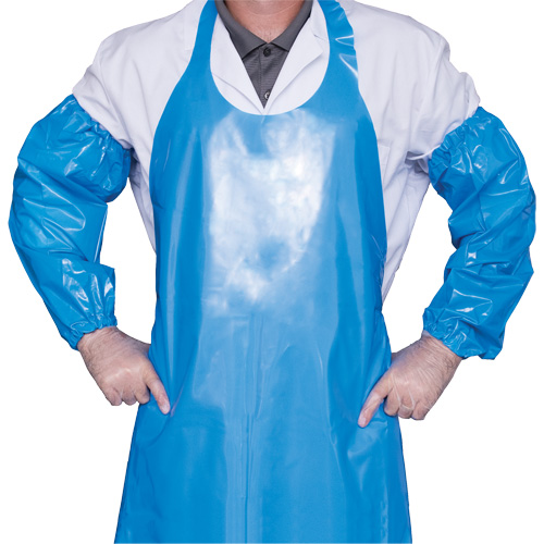 Manchettes Top Dog, 21", Polyur&eacute;thane, Bleu Les Fournitures Industrielles Méga