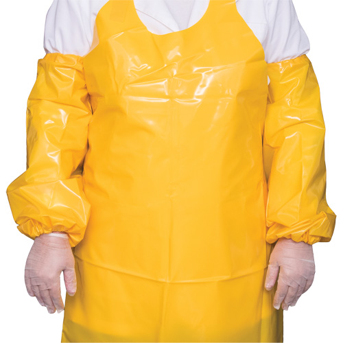 Manchettes Top Dog, 18", Polyur&eacute;thane, Jaune Les Fournitures Industrielles Méga
