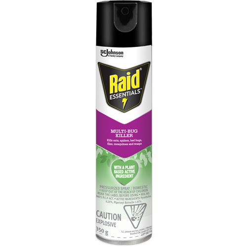 Raid&reg; Essentials Multi-Bug Killer, 350 g, Aerosol Can Les Fournitures Industrielles Méga