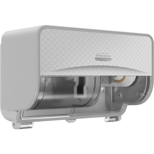 Distributeur de papier hygi&eacute;nique horizontal en rouleaux standards Icon, Multiple Capacit&eacute; du rouleau Les Fournitures Industrielles Méga
