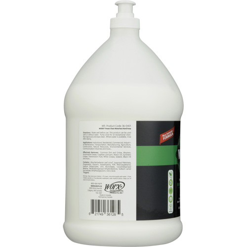 Savon pour les mains sans eau Power Clean, Liquide, 3,78 L, Sans parfum Les Fournitures Industrielles Méga