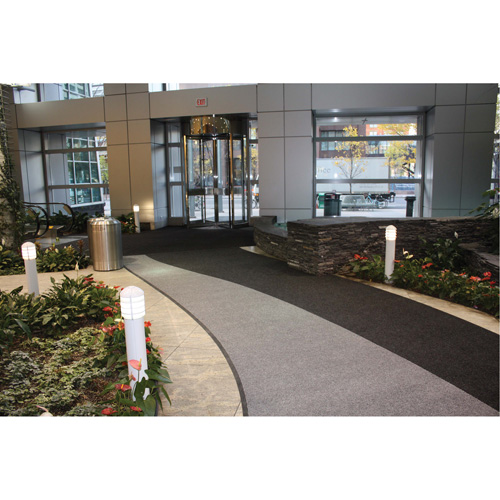 Tapis dentr&eacute;e Supreme Knob, Essuie-pieds/grattoir, 13-5/12' x 75-1/2' x 7/16", Charbon Les Fournitures Industrielles Méga