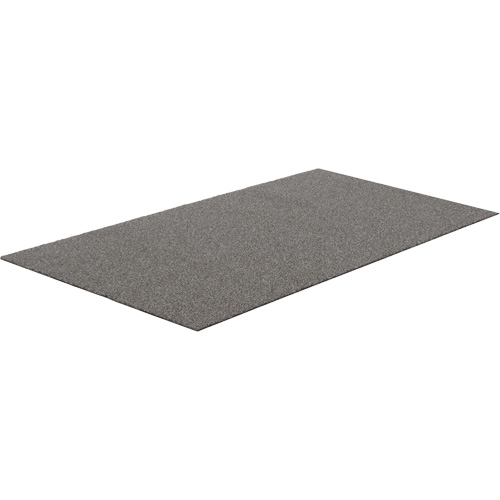 Tapis dint&eacute;rieur/ext&eacute;rieur Tundra, Latex/Polypropyl&egrave;ne, Grattoir Type, Motif Velours touffet&eacute;, 6-1/2' x 65-1/2", Gris Les Fournitures Industrielles Méga