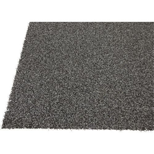 Tapis dint&eacute;rieur/ext&eacute;rieur Tundra, Latex/Polypropyl&egrave;ne, Grattoir Type, Motif Velours touffet&eacute;, 6-1/2' x 65-1/2", Gris Les Fournitures Industrielles Méga