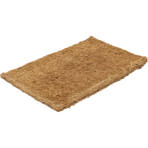 Tapis coco int&eacute;rieur/ext&eacute;rieur, Grattoir, 1-5/6' x 3' x 1-3/8", Naturel Les Fournitures Industrielles Méga