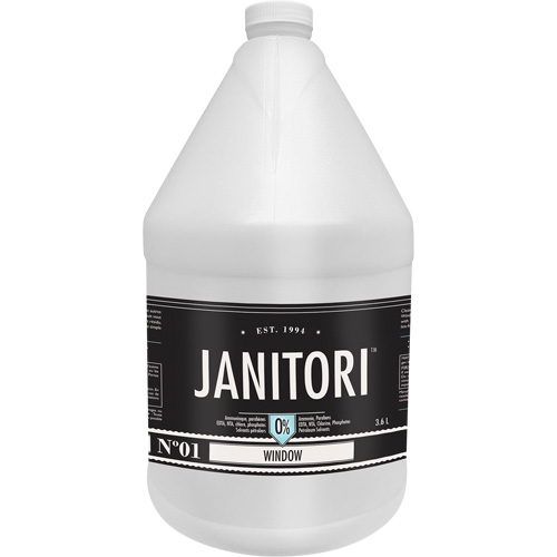 Nettoyant &agrave; fen&ecirc;tre Janitori 01, 4 L, Cruche Les Fournitures Industrielles Méga